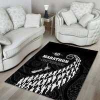New Zealand Marathon Area Rug Maori Style