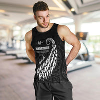 Custom New Zealand Marathon Men Tank Top Maori Style LT05 Black - Polynesian Pride