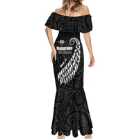 Custom New Zealand Marathon Mermaid Dress Maori Style