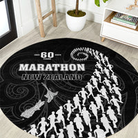 New Zealand Marathon Round Carpet Maori Style