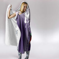 Manua High School Hooded Blanket Polynesian Tribal Pattern