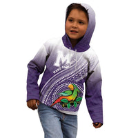 Personalized Manua High School Kid Hoodie Polynesian Tribal Pattern