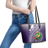Manua High School Leather Tote Bag Polynesian Tribal Pattern LT05 - Polynesian Pride