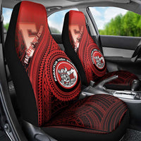 Fagaitua High School Car Seat Cover Polynesian Tribal Pattern