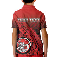 Personalized Fagaitua High School Kid Polo Shirt Polynesian Tribal Pattern LT05 - Polynesian Pride