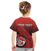 Personalized Fagaitua High School Kid T Shirt Polynesian Tribal Pattern LT05 - Polynesian Pride