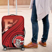 Fagaitua High School Luggage Cover Polynesian Tribal Pattern