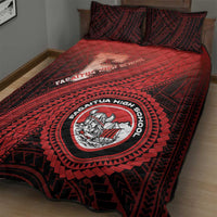 Fagaitua High School Quilt Bed Set Polynesian Tribal Pattern
