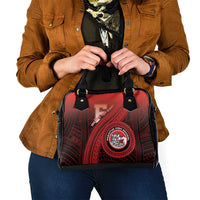 Fagaitua High School Shoulder Handbag Polynesian Tribal Pattern