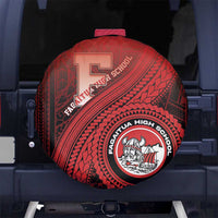 Fagaitua High School Spare Tire Cover Polynesian Tribal Pattern