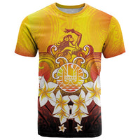 Tahiti Heiva Festival T Shirt Tahitian Vahine Plumeria Flowers