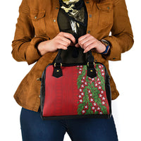Tonga Language Week Shoulder Handbag Heilala Floral Red