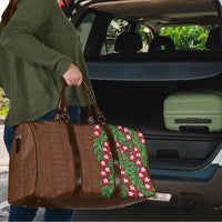 Tonga Language Week Travel Bag Heilala Floral Brown