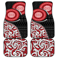 New Zealand Red Maori Koru Simple Style Car Mats