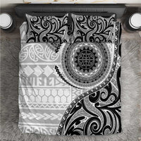 New Zealand White Maori Koru Simple Style Bedding Set