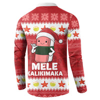 Hawaii Funny Christmas Button Sweatshirt Spam Musubi Santa