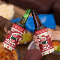 Hawaii Funny Christmas 4 in 1 Can Cooler Tumbler Spam Musubi Santa