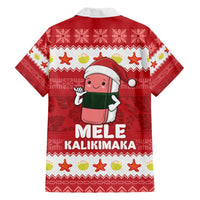 Hawaii Funny Christmas Family Matching Long Sleeve Bodycon Dress and Hawaiian Shirt Spam Musubi Santa LT05 - Polynesian Pride