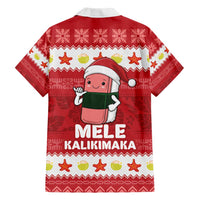 Hawaii Funny Christmas Family Matching Short Sleeve Bodycon Dress and Hawaiian Shirt Spam Musubi Santa LT05 - Polynesian Pride