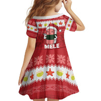 Hawaii Funny Christmas Family Matching Tank Maxi Dress and Hawaiian Shirt Spam Musubi Santa LT05 - Polynesian Pride