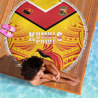 Papua New Guinea Rugby Beach Blanket Kumul Pride Go Champions