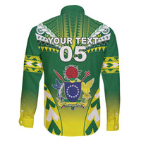 Cook Islands Rugby Custom Family Matching Mermaid Dress and Hawaiian Shirt The Kukis Go Champions