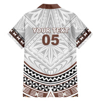 Fiji Rugby Custom Family Matching Off The Shoulder Long Sleeve Dress and Hawaiian Shirt Fijian Bati Go Champions