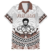 Fiji Rugby Custom Family Matching Off Shoulder Short Dress and Hawaiian Shirt Fijian Bati Go Champions