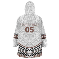 Fiji Rugby Custom Wearable Blanket Hoodie Fijian Bati Go Champions LT05 - Polynesian Pride