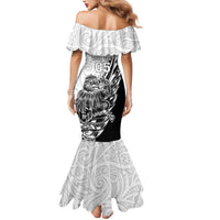 New Zealand Kiwi Rugby Custom Mermaid Dress Go Champions Maori Pattern LT05 - Polynesian Pride
