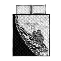 New Zealand Kiwi Rugby Custom Quilt Bed Set Go Champions Maori Pattern