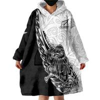 New Zealand Kiwi Rugby Custom Wearable Blanket Hoodie Go Champions Maori Pattern LT05 - Polynesian Pride