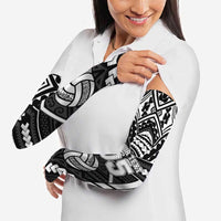 Custom Polynesia Beach Volleyball Arm Sleeves Polynesian Tribal Pattern - Polynesian Pride