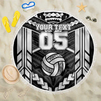 Custom Polynesia Beach Volleyball Beach Blanket Polynesian Tribal Pattern - Polynesian Pride
