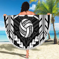 Custom Polynesia Beach Volleyball Beach Blanket Polynesian Tribal Pattern - Polynesian Pride