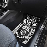 Custom Polynesia Beach Volleyball Car Mats Polynesian Tribal Pattern - Polynesian Pride