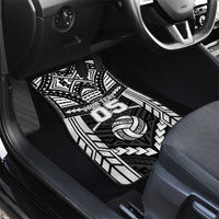 Custom Polynesia Beach Volleyball Car Mats Polynesian Tribal Pattern - Polynesian Pride