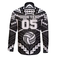 Custom Polynesia Beach Volleyball Family Matching Long Sleeve Bodycon Dress and Hawaiian Shirt Polynesian Tribal Pattern - Polynesian Pride