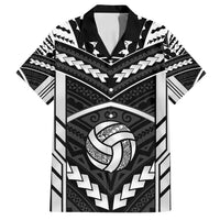 Custom Polynesia Beach Volleyball Family Matching Off Shoulder Maxi Dress and Hawaiian Shirt Polynesian Tribal Pattern - Polynesian Pride