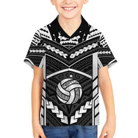 Custom Polynesia Beach Volleyball Family Matching Off Shoulder Maxi Dress and Hawaiian Shirt Polynesian Tribal Pattern - Polynesian Pride