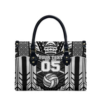 Custom Polynesia Beach Volleyball Leather Bag Polynesian Tribal Pattern LT05 - Polynesian Pride