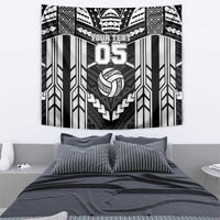 Custom Polynesia Beach Volleyball Tapestry Polynesian Tribal Pattern - Polynesian Pride