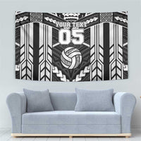Custom Polynesia Beach Volleyball Tapestry Polynesian Tribal Pattern - Polynesian Pride
