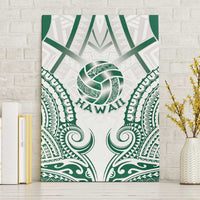 Hawaii Volleyball Canvas Wall Art Polynesian Pattern - Polynesian Pride