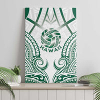 Hawaii Volleyball Canvas Wall Art Polynesian Pattern - Polynesian Pride