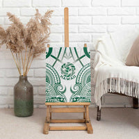 Hawaii Volleyball Canvas Wall Art Polynesian Pattern - Polynesian Pride