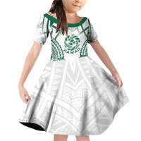 Custom Hawaii Volleyball Family Matching Off Shoulder Short Dress and Hawaiian Shirt Polynesian Pattern - Polynesian Pride