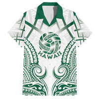 Custom Hawaii Volleyball Family Matching Off Shoulder Short Dress and Hawaiian Shirt Polynesian Pattern - Polynesian Pride