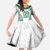 Custom Hawaii Volleyball Family Matching Summer Maxi Dress and Hawaiian Shirt Polynesian Pattern - Polynesian Pride