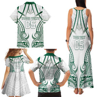 Custom Hawaii Volleyball Family Matching Tank Maxi Dress and Hawaiian Shirt Polynesian Pattern LT05 - Polynesian Pride